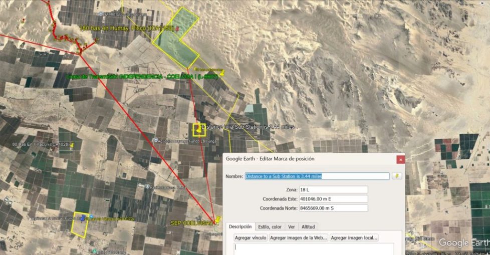 Distance to Sub Station 3